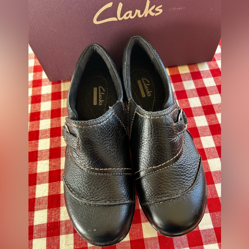 Clark’s Leather Comfy Stylish Slip Ons